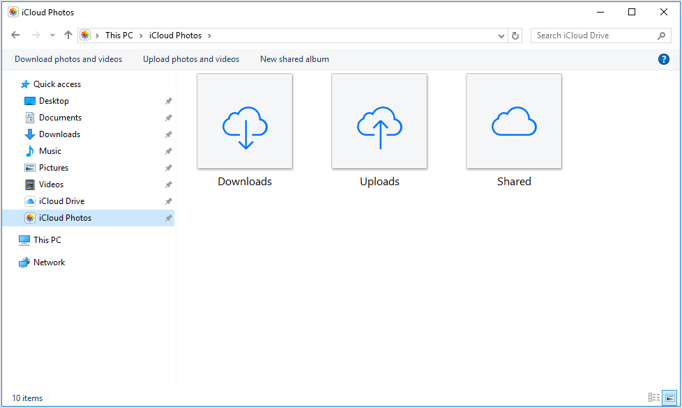 How to download my pictures from icloud to my pc